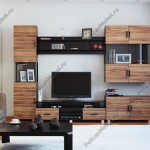 Корпусная мебель для гостинной «Бавария» Вариант комплектации 001